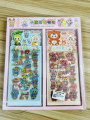 SZ-135 HỘP 48C MIẾNG DÁN STICKER BABY THREE
