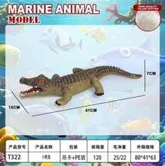 T322  TÚI CÁ SẤU MỀM PIN 1C