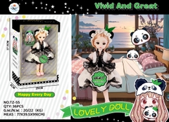 TZ-55  HỘP BABY 1C KHỚP, MẮT THỦY TINH PANDA