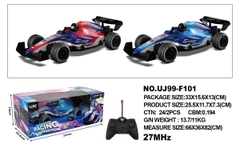 UJ99-F101  HỘP XE ĐUA CÓ NGƯỜI ĐIỀU KHIỂN 7 ĐỘNG TÁC, ĐÈN LED, KHÔNG SẠC