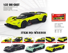 W32302  HỘP XE HƠI SẮT MÔ HÌNH PIN NÚT ĐÈN, MỞ CỬA, MỞ CỐP