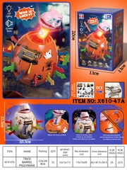 X610-47A  HỘP TRÒ CHƠI ĐÂM KHỦNG LONG PIN NHẠC ĐÈN