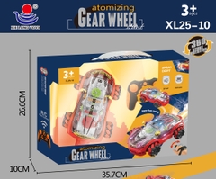 XL25-10  HỘP XE ĐỊA HÌNH ĐIỀU KHIỂN 7 ĐỘNG TÁC, BÁNH RĂNG, CÓ SẠC, BÁNH XOẮN, PHUN KHÓI