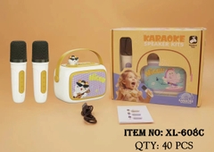 XL-608C  HỘP LOA KARAOKE MÈO PIN + MICRO