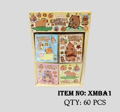 XMBA1  HỘP 40C SỔ DÁN STICKER ĐỦ MẪU