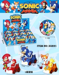 XS221  HỘP TRỨNG NHÍM SONIC LÁI XE TRỚN 12C ĐỦ MẪU