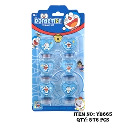 YB665  HỘP LỐC 24 VỈ CON DẤU MÈO XANH 6C ĐỦ MẪU