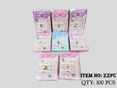 ZZFC  TÚI 20 MIẾNG DÁN MÓNG STICKER ĐỦ MẪU