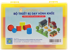 Bộ thiết bị dạy hình khối dùng chung lớp 1,2,3 hộp 2 (20)