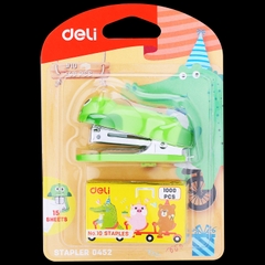 Bấm kim Deli 0452 mini + ghim bấm no.10