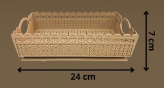 Rổ chữ nhật trung 24x15x7cm Thắng Lợi TL045