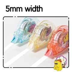 Bộ 3 Bút xóa kéo Deli PupuBaby H374 5mmx5m (12)