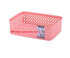 Rổ đan thấp chữ nhật 2T6 35x26x8cm Duy Tân Matsu (20 cái/ kiện)