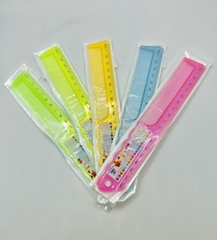 Thước kẻ 18cm lược nhựa màu