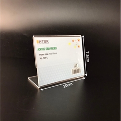 Kệ mica 1 mặt enter F04-L 100x75mm ngang