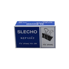 Kẹp bướm đen Slecho 15mm/ 19mm/ 25mm/ 32mm/ 41mm/ 51mm (12 cái/ hộp)