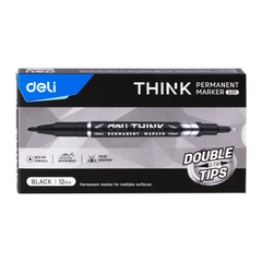 Bút lông dầu 2 đầu Deli U211