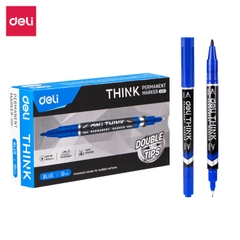 Bút lông dầu 2 đầu Deli U211