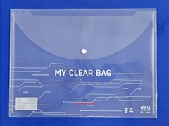 Bìa nút Deli F11312 F4 25x35cm (12 cái/ xấp)