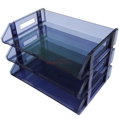 Kệ hồ sơ 3 tầng mica ngang Xukiva 205-3