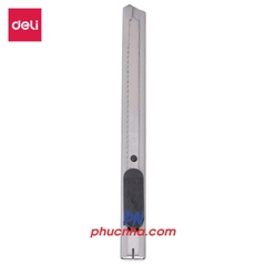 Dao rọc giấy nhỏ 9mm Deli 2053 cán sắt (48)