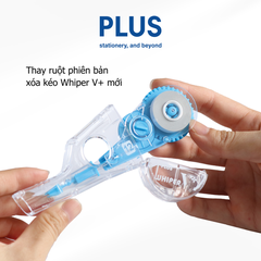 Ruột xóa kéo Plus WH-105TR V 5mmx12m (10/100)