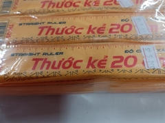 Thước kẻ 20cm dẹp túi vàng TK-20 Thuận Nam