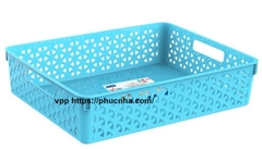 Rổ đan 1T7 23.5x17x8cm chữ nhật Duy Tân (25 cái/ kiện)