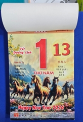 Lịch bloc siêu đại 2026 Bính Ngọ khổ 20x30cm