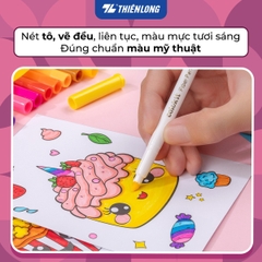 Bút lông màu Fiber Pen Thiên Long Colokit FP-C03 20 màu ngòi chóp