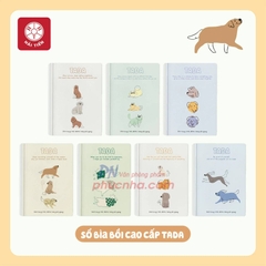 Sổ bìa cứng Hải Tiến Tada 6 8717 150x210mm 80gsm 200 trang kẻ ngang giấy trắng ngà (52)