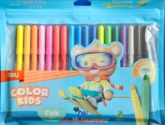 Bút lông màu Deli C161 Felt pen - 12 màu/ 18 màu/ 24 màu