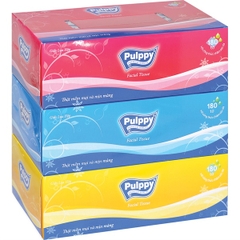 Giấy lụa hộp rút Pulppy 180 tờ (5/50)
