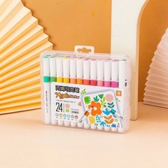 Bút lông màu acrylic marker 9053A thân tròn 1 đầu - 12 màu/ 24 màu/ 36màu/ 48màu/ 60màu/ 80màu