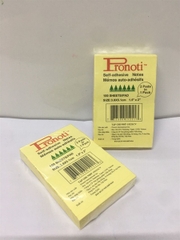 Giấy notes Pronoti 1.5x2in (3x2in cắt 2) vàng