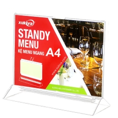 Kệ mica Menu A4 ngang 297x210mm Xukiva 211-A4 (20)