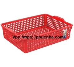 Rổ chữ nhật 2T2 30.5x22x9.5cm Duy Tân (50 cái/ kiện)