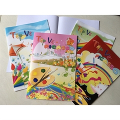 Sổ vẽ Picasso A4 150gsm 10 tờ gáy dọc, bấm kim