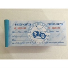 Phiếu giữ xe có số nhảy 7x16cm 100 tờ (20/100)