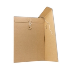 Bao thư xi măng cột dây A4 25x35cm Kraft nâu 180gsm (50 cái /xấp)