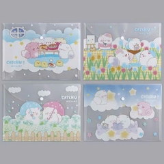 Bìa nút hình A4 nhiều mẫu (12 cái/ xấp mix mẫu)