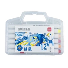 Màu marker acrylic Deli HM108 1 đầu
