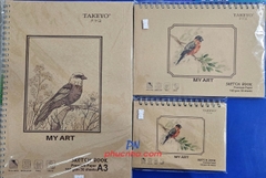 Sổ vẽ lò xo Takeyo My Art sketch book 30 tờ 160gsm A3 8764/ A4 8672/ A5 8670/ A6 8669