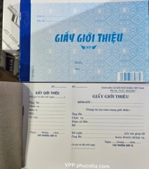 Giấy giới thiệu 13x19cm 50 tờ