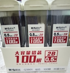 Ngòi chì bấm 0.5 M&G ASLQ3801 2B 90mmx100 kim (36)