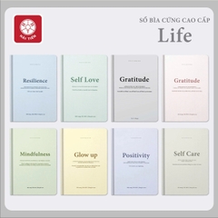 Sổ bìa cứng Hải Tiến Life 5 135x195mm 160 trang 100gsm - 9035 Kẻ ngang/ 8601 Kẻ caro