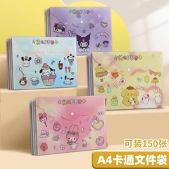 Bìa nút hình A4 nhiều mẫu (12 cái/ xấp mix mẫu)