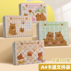 Bìa nút hình A4 nhiều mẫu (12 cái/ xấp mix mẫu)