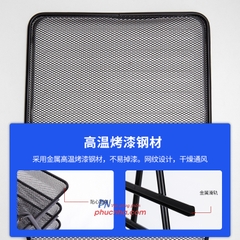 Kệ hồ sơ 3 tầng lưới sắt A4 Deli 9181
