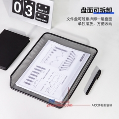 Kệ hồ sơ 3 tầng lưới sắt A4 Deli 9181